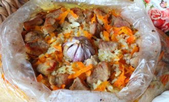 плов в рукаве