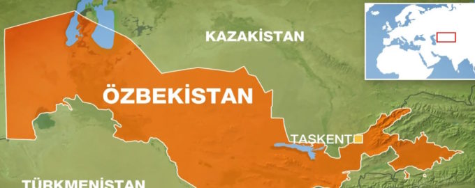 Карта узбекистана