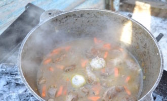 плов на костре