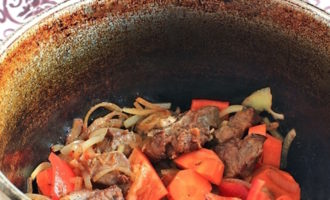 мясо с овощами