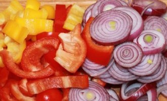 овощи нарезанные