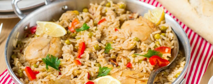 плов с индейкой и овощами