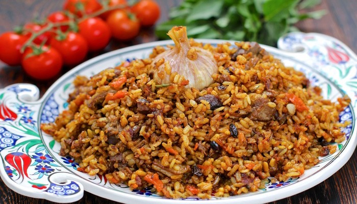 плов с барбарисом