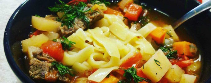 лагман с картошкой