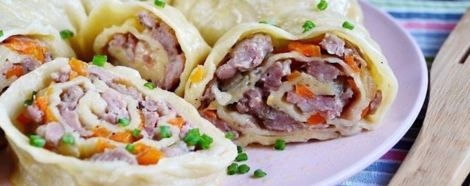 ханум с мясным фаршем
