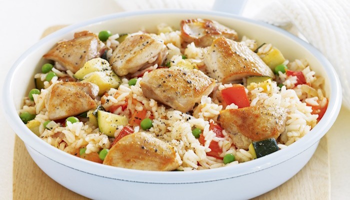 Плов с куриной грудкой в мультиварке