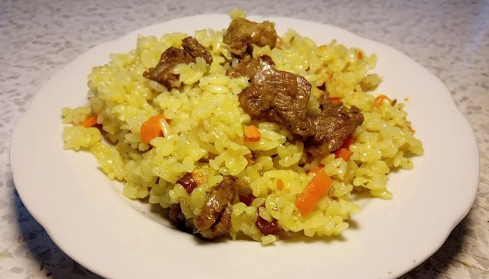 плов из круглого риса