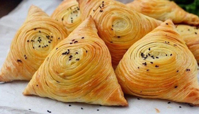 Самса в духовке Со сладкой начинкой