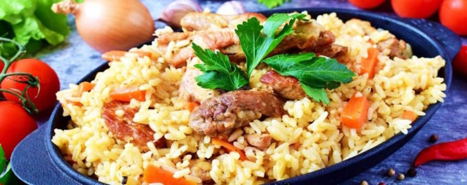 плов с зеленью